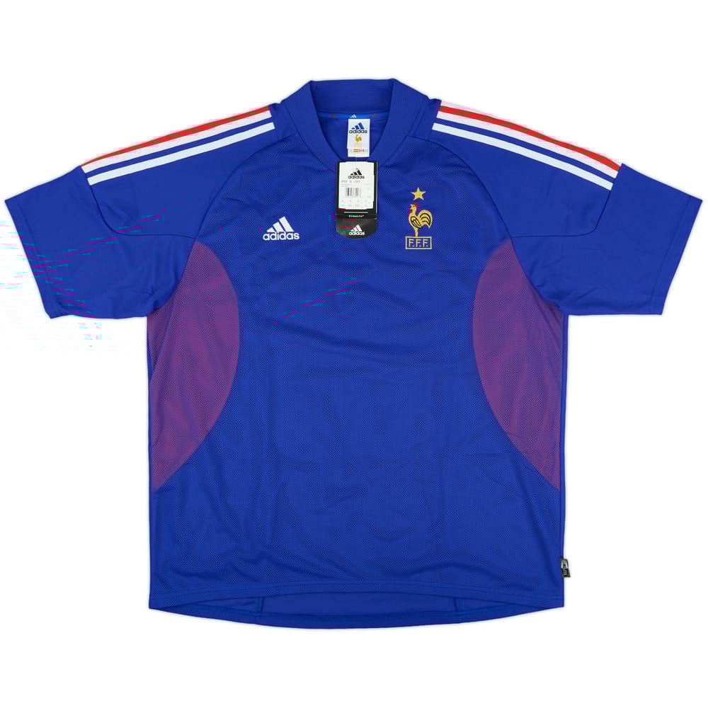 2002-04 France 'Signed' Home Shirt (XL)