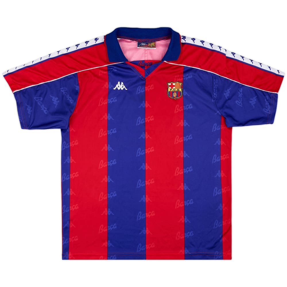 1992-95 Barcelona Home Shirt - 9/10 - (XL)