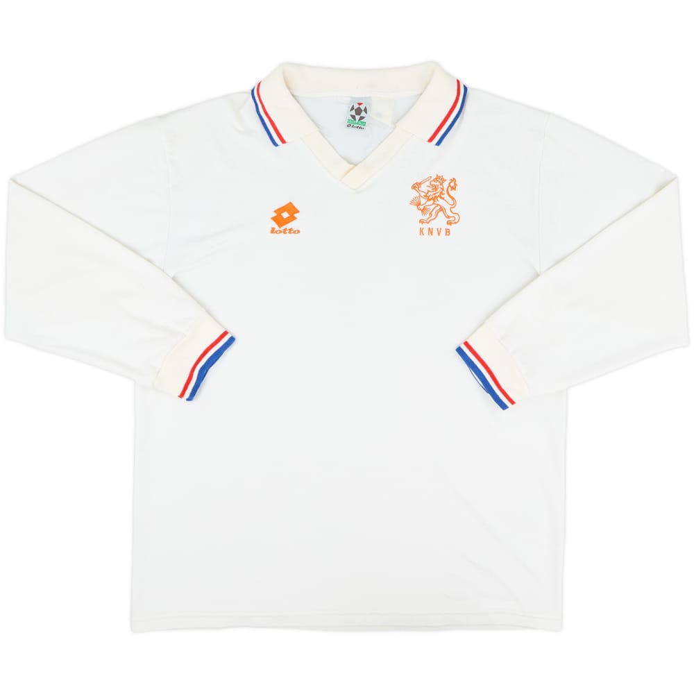 1992-94 Netherlands Player Issue Away L/S Shirt - 9/10 - (XL)