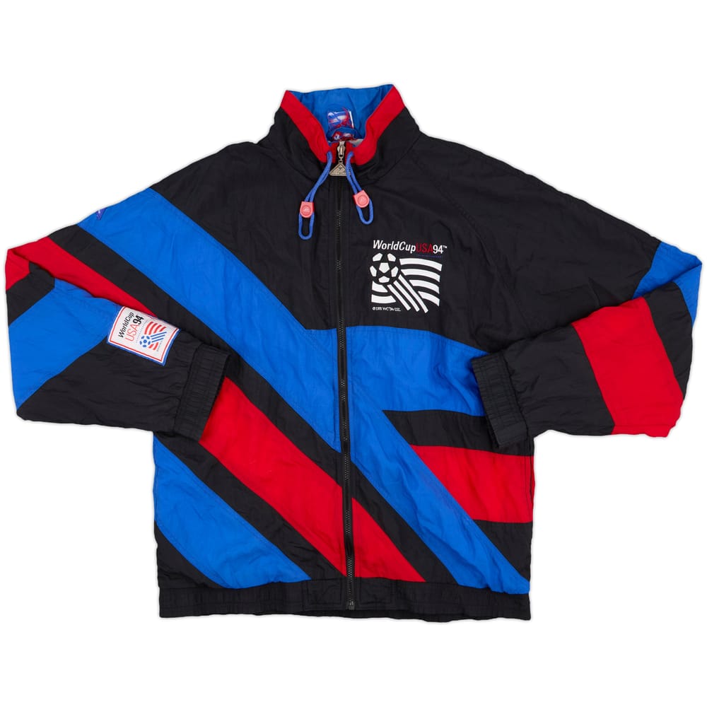 1994 World Cup USA 94 Apex Hooded Rain Jacket - 8/10 - (XXL)