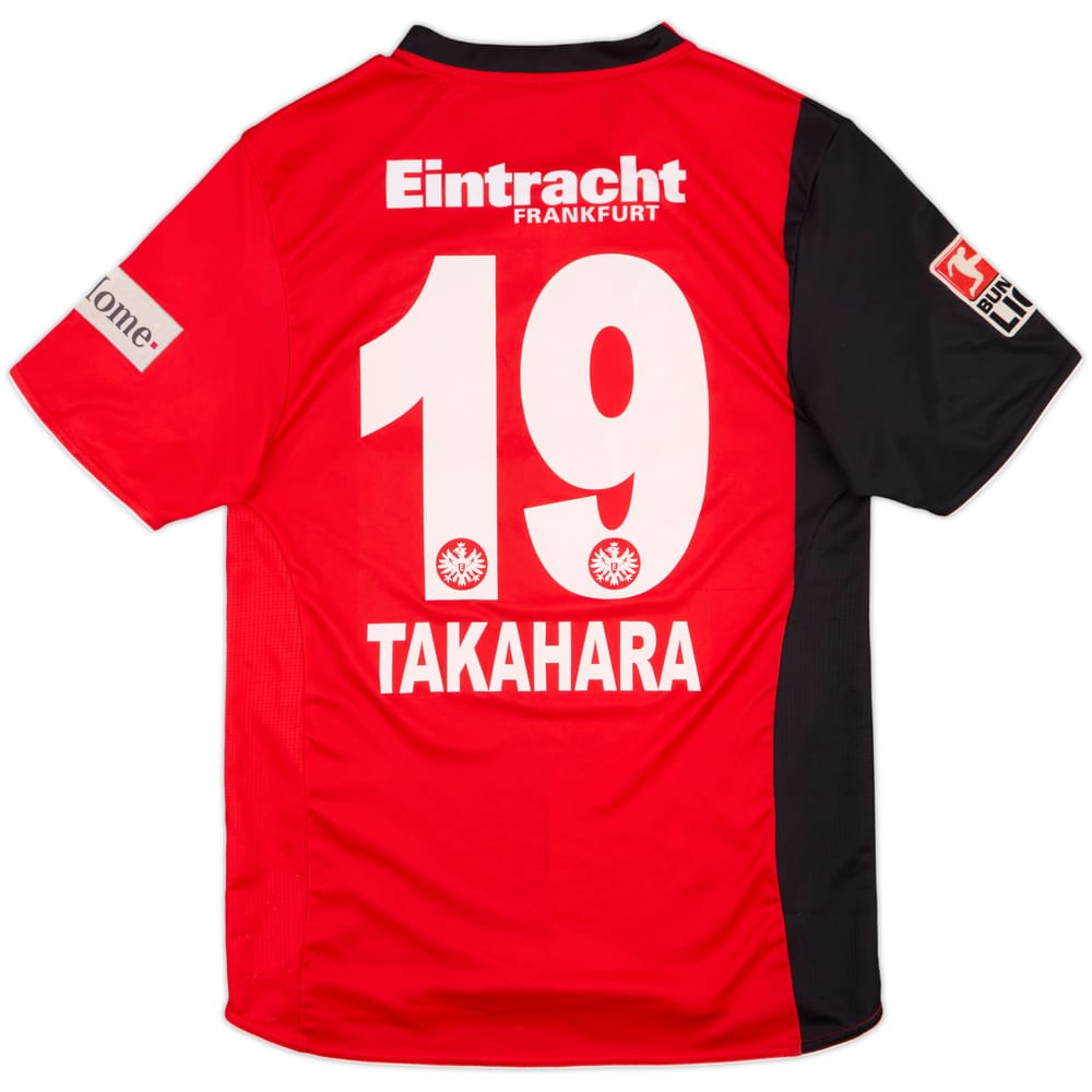 2007-09 Eintracht Frankfurt Home Shirt Takahara #19 - 8/10 - (M)