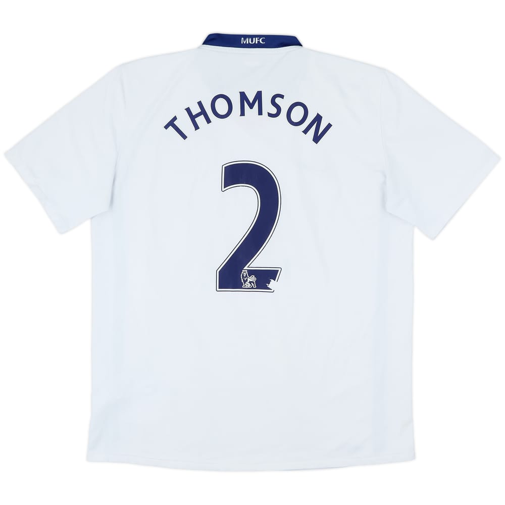 2008-10 Manchester United Away Shirt Thomson #2 - 8/10 - (L)