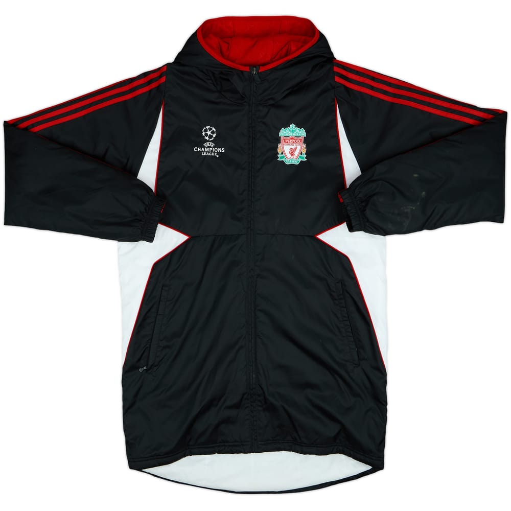 2007-08 Liverpool adidas CL Padded Bench Coat - 7/10 - (M)