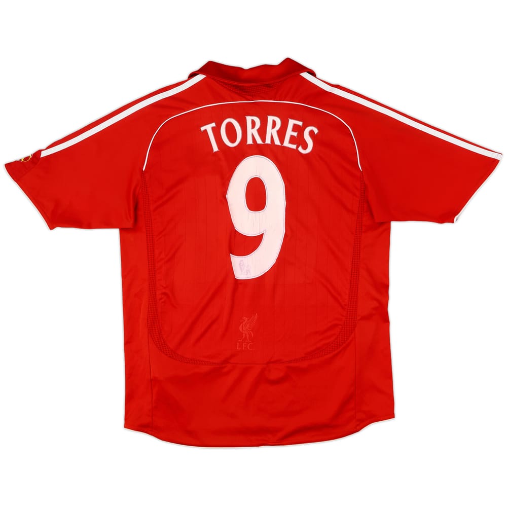 2006-08 Liverpool Home Shirt Torres #9 - 5/10 - (XL.Boys)