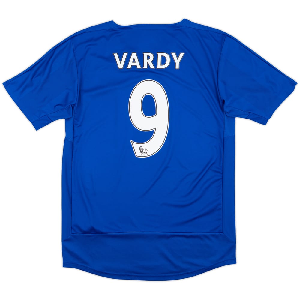 2015-16 Leicester Home Shirt Vardy #9 - 7/10 - (M)