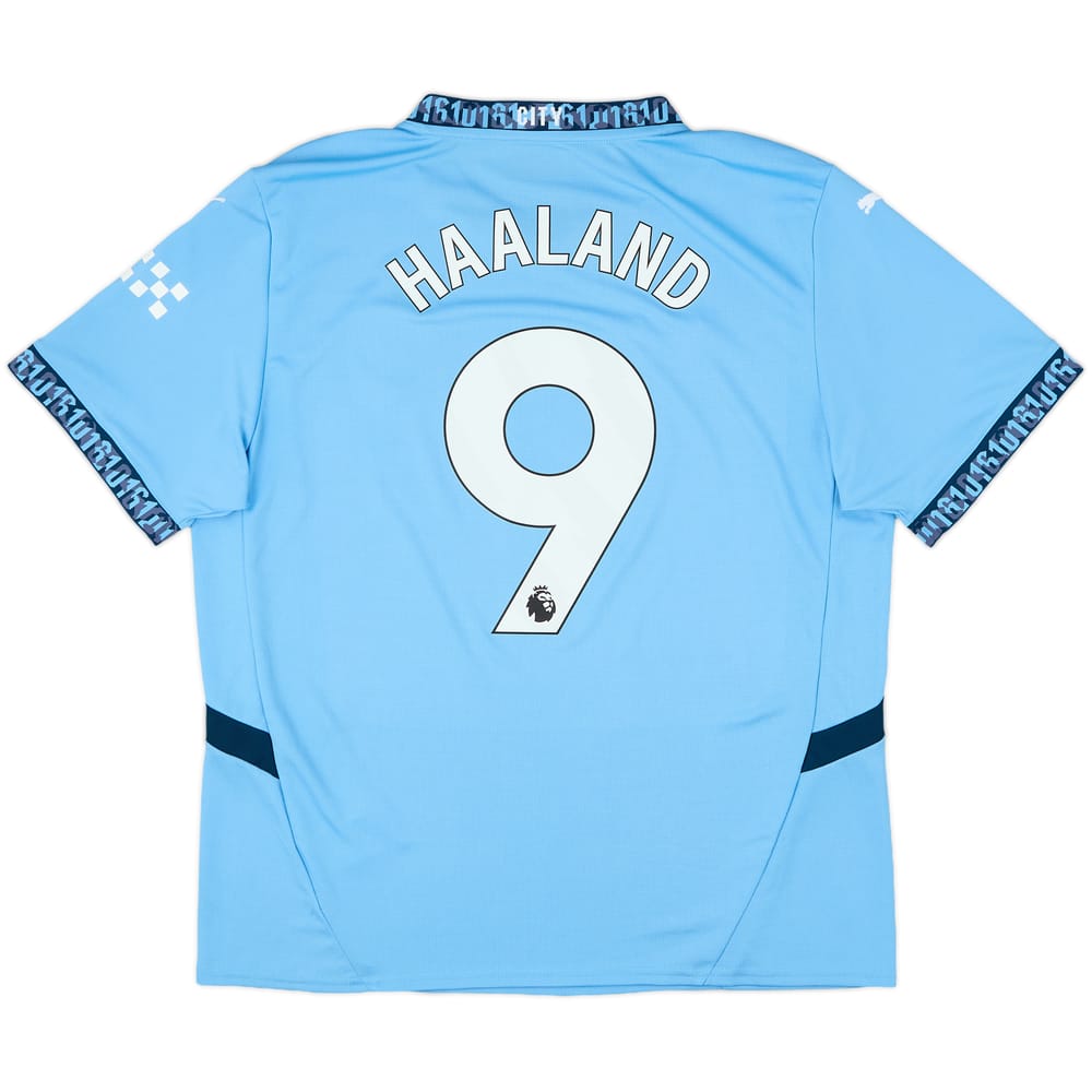 2024-25 Manchester City Home Shirt Haaland #9 - 10/10 - (XL)