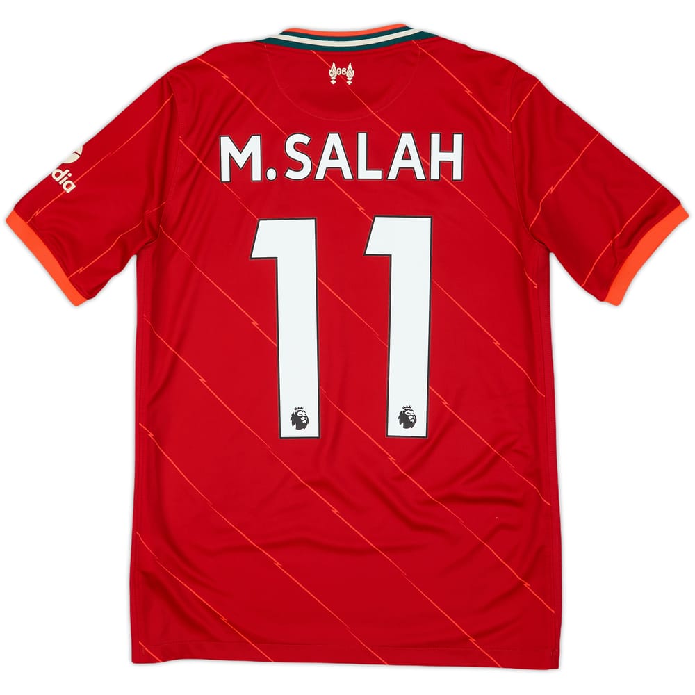 2021-22 Liverpool Home Shirt M.Salah #11 - 9/10 - (XL.Boys)