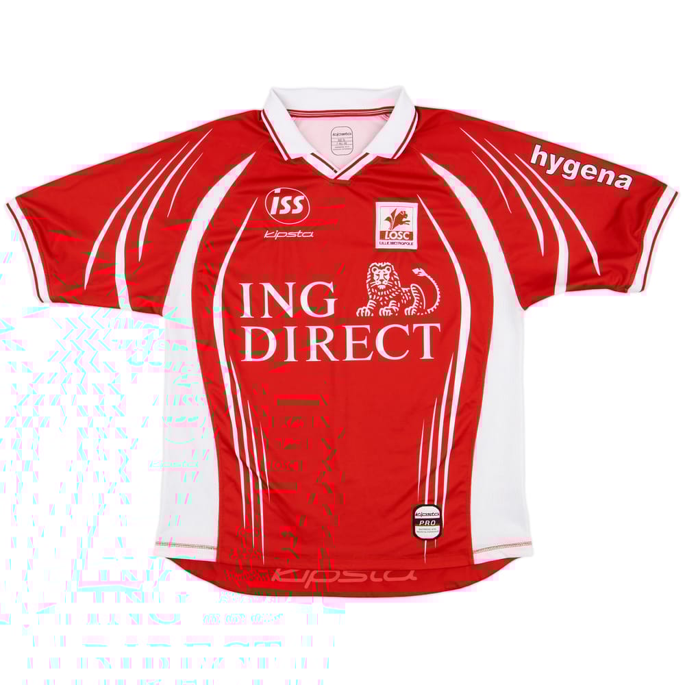 2001-02 Lille Home Shirt - 9/10 - (XL)