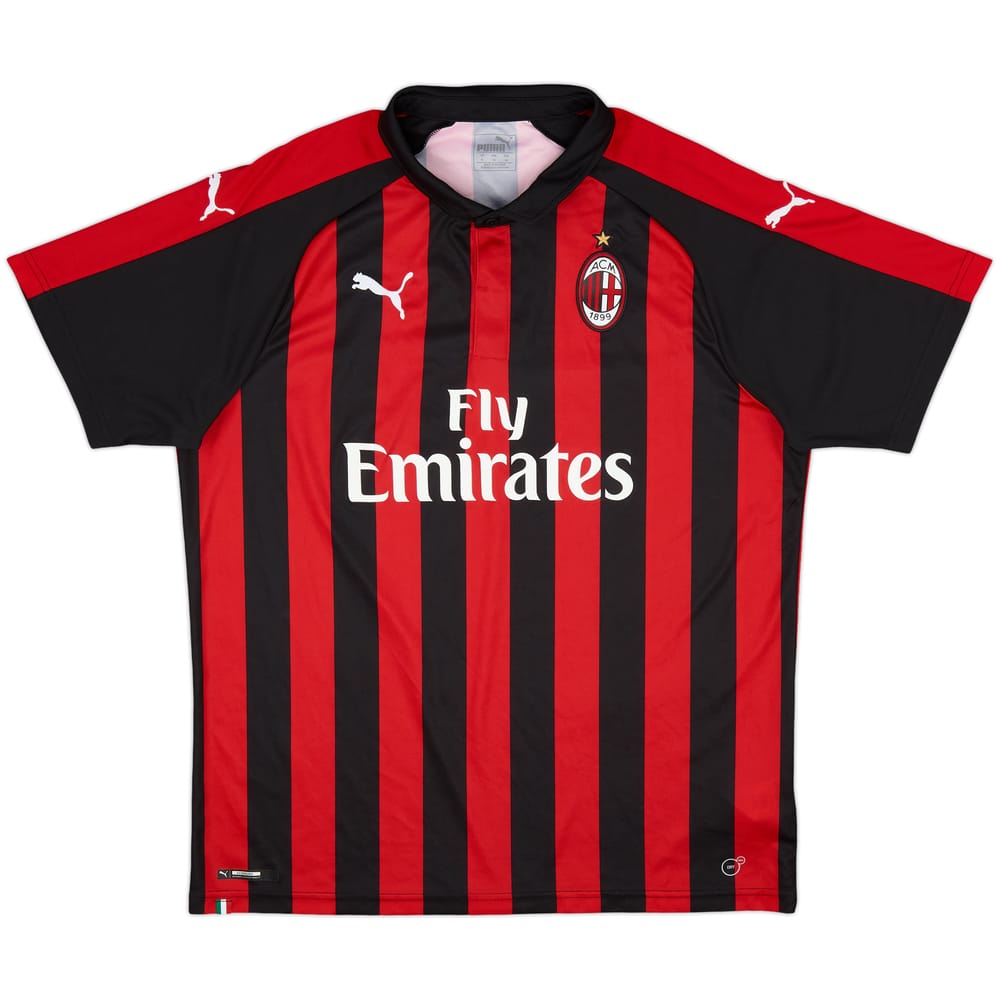 2018-19 AC Milan Home Shirt - 9/10 - (XL)