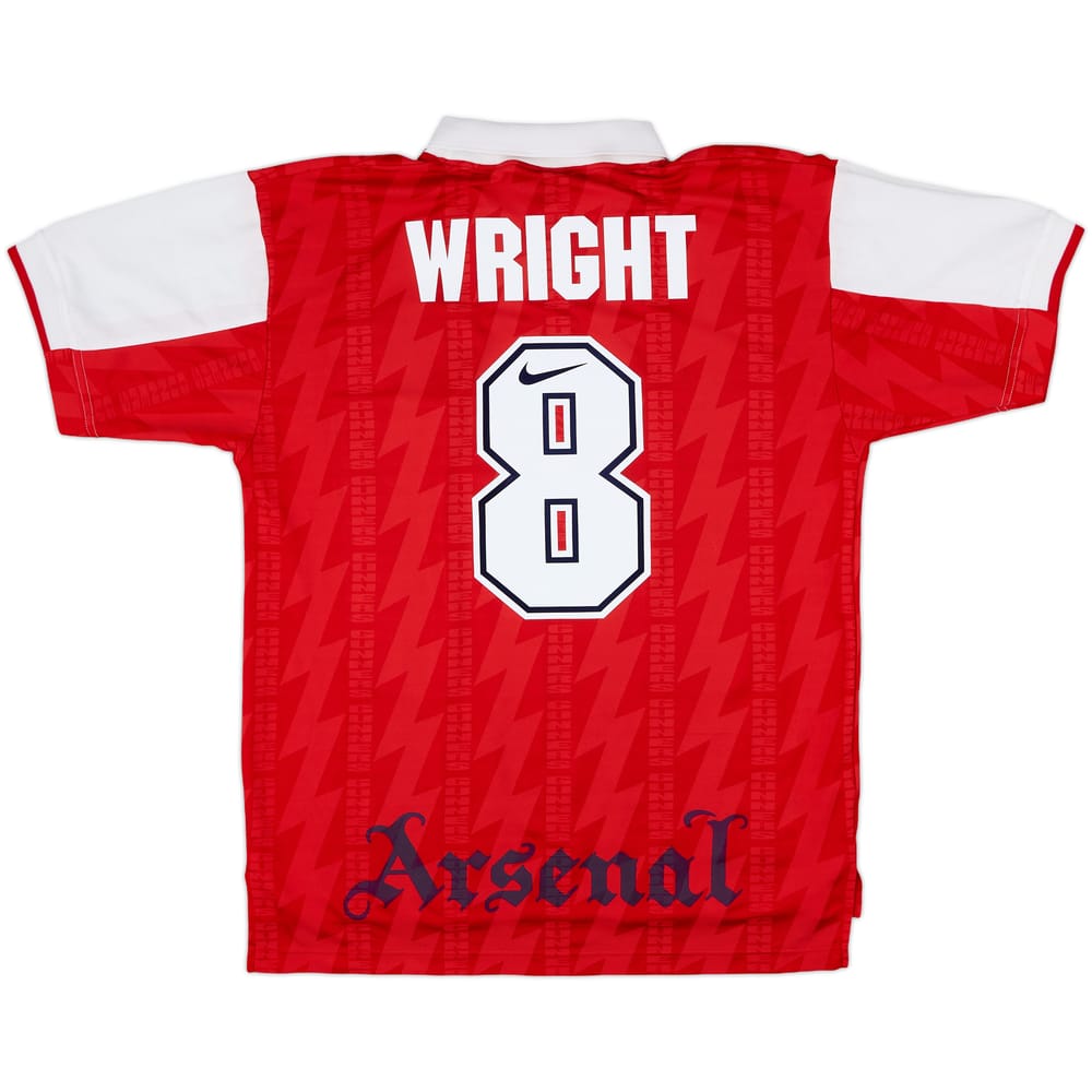 1994-96 Arsenal Home Shirt Wright #8 - 5/10 - (L)