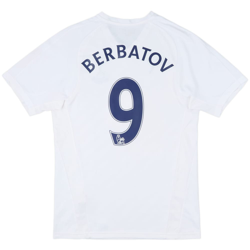 2007-08 Tottenham Home Shirt Berbatov #9 - 8/10 - (M)