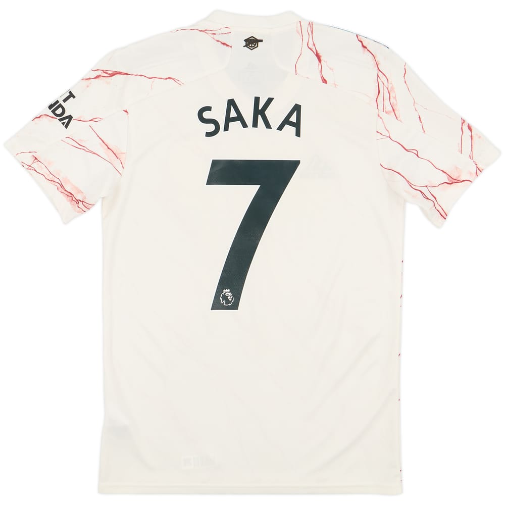 2020-21 Arsenal Away Shirt Saka #7 - 8/10 - (S)