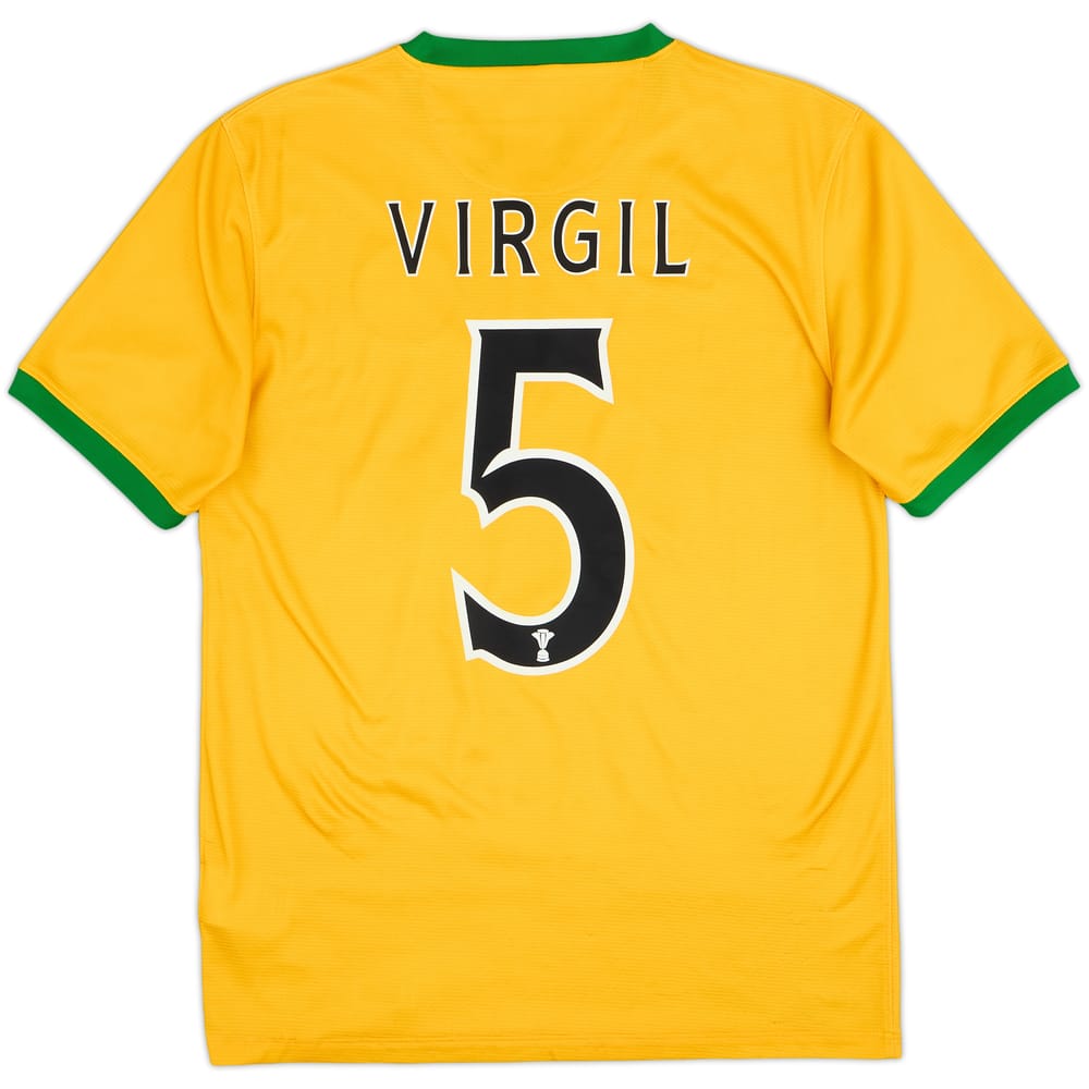 2013-14 Celtic Away Shirt Virgil #5 - 9/10 - (S)