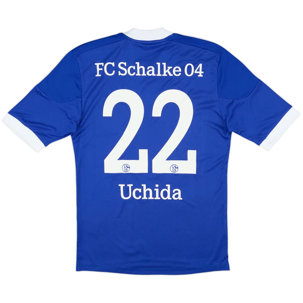 2012-14 Schalke Home Shirt Uchida #22 (S)