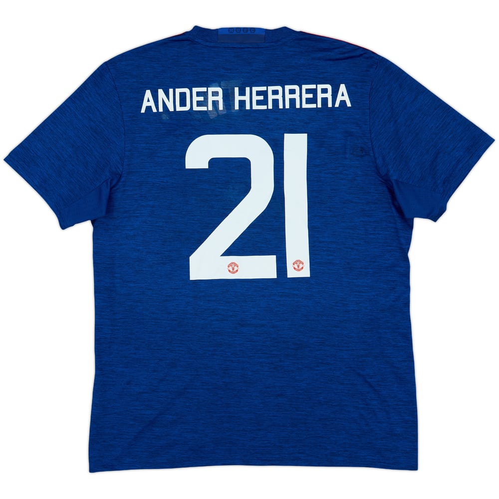 2016-17 Manchester United Away Shirt Ander Herrera #21 - 3/10 - (L)