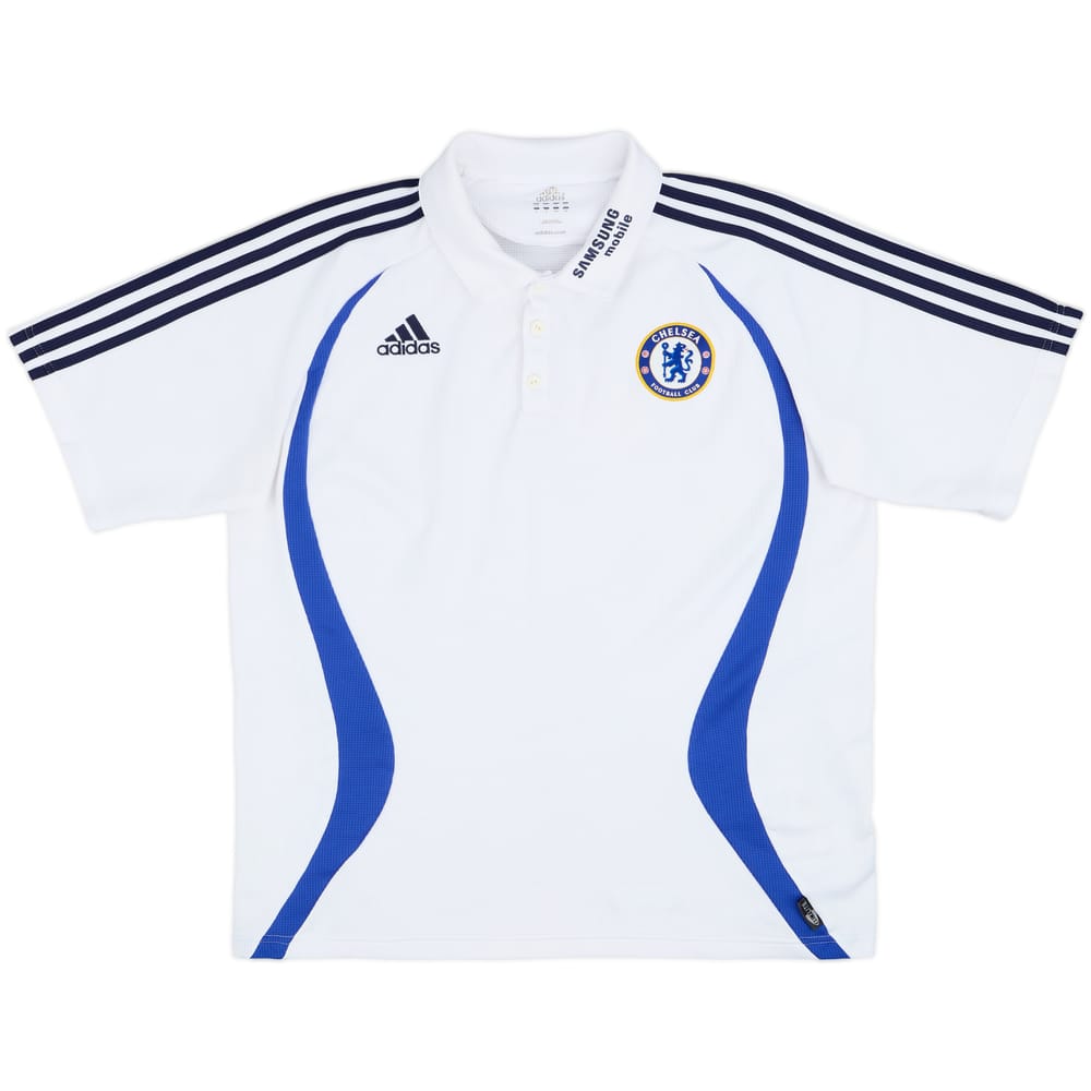 2006-07 Chelsea adidas Polo Shirt - 8/10 - (L)