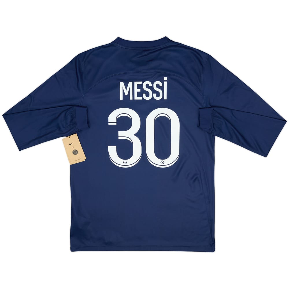 2022-23 Paris Saint-Germain Home L/S Shirt Messi #30 (M)