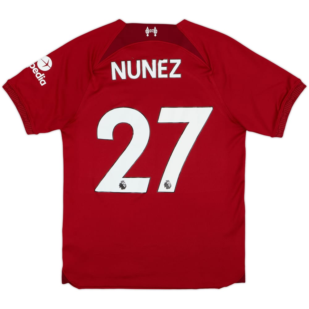 2022-23 Liverpool Home Shirt Nunez #27 - 7/10 - (S)