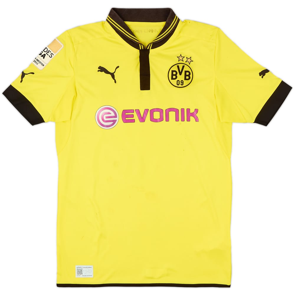 2012-13 Borussia Dortmund Home Shirt #13 - 6/10 - (S)