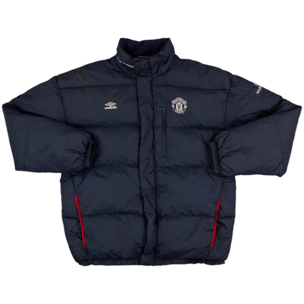 1999-00 Manchester United Umbro Padded Bench Coat - 8/10 - (L)