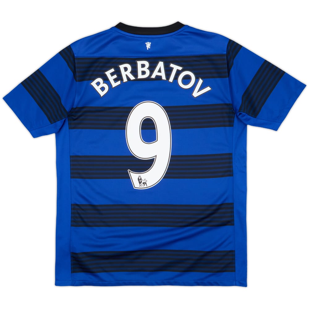 2011-13 Manchester United Away Shirt Berbatov #9 - 8/10 - (XL.Boys)