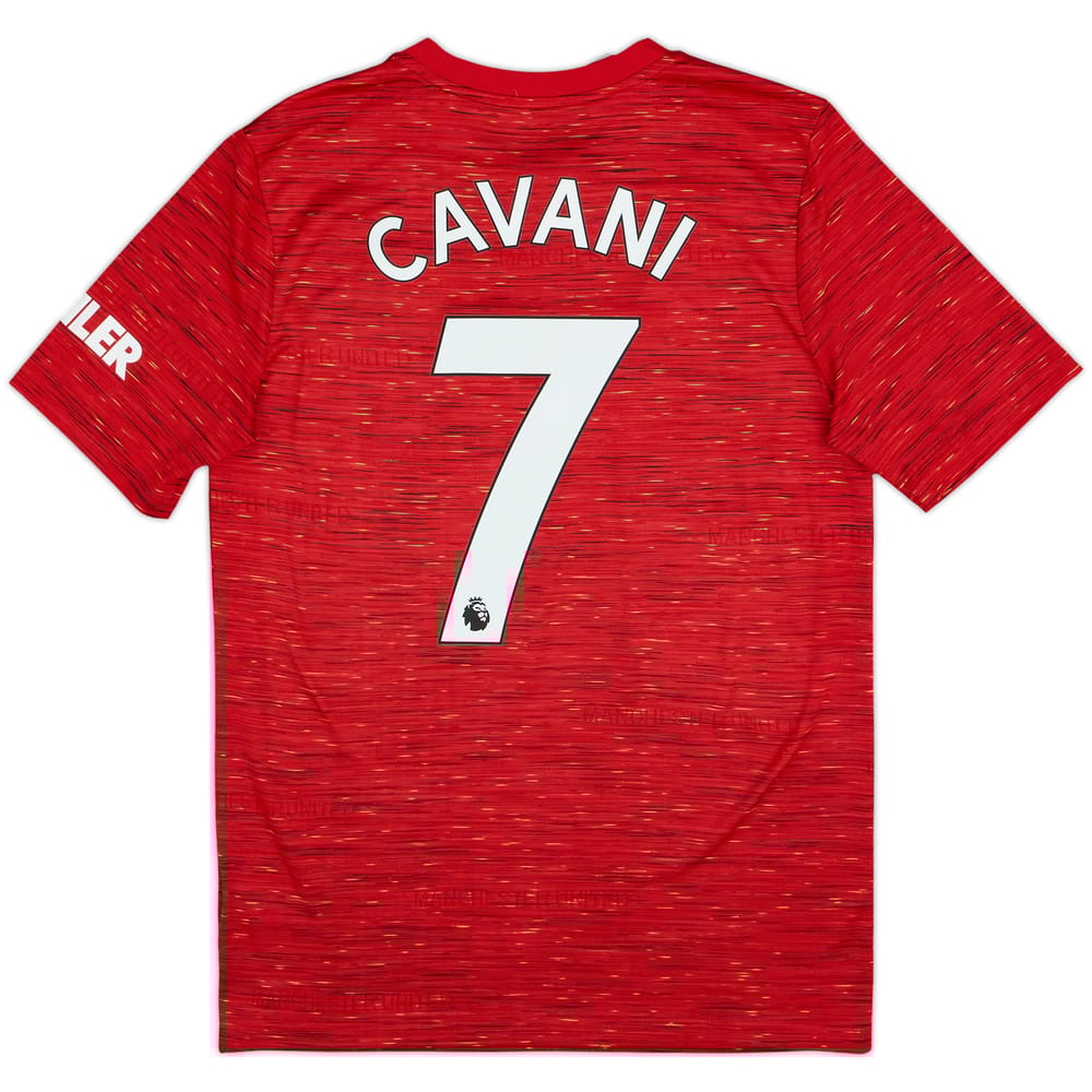 2020-21 Manchester United Home Shirt Cavani #7 - 10/10 - (XL.Boys)