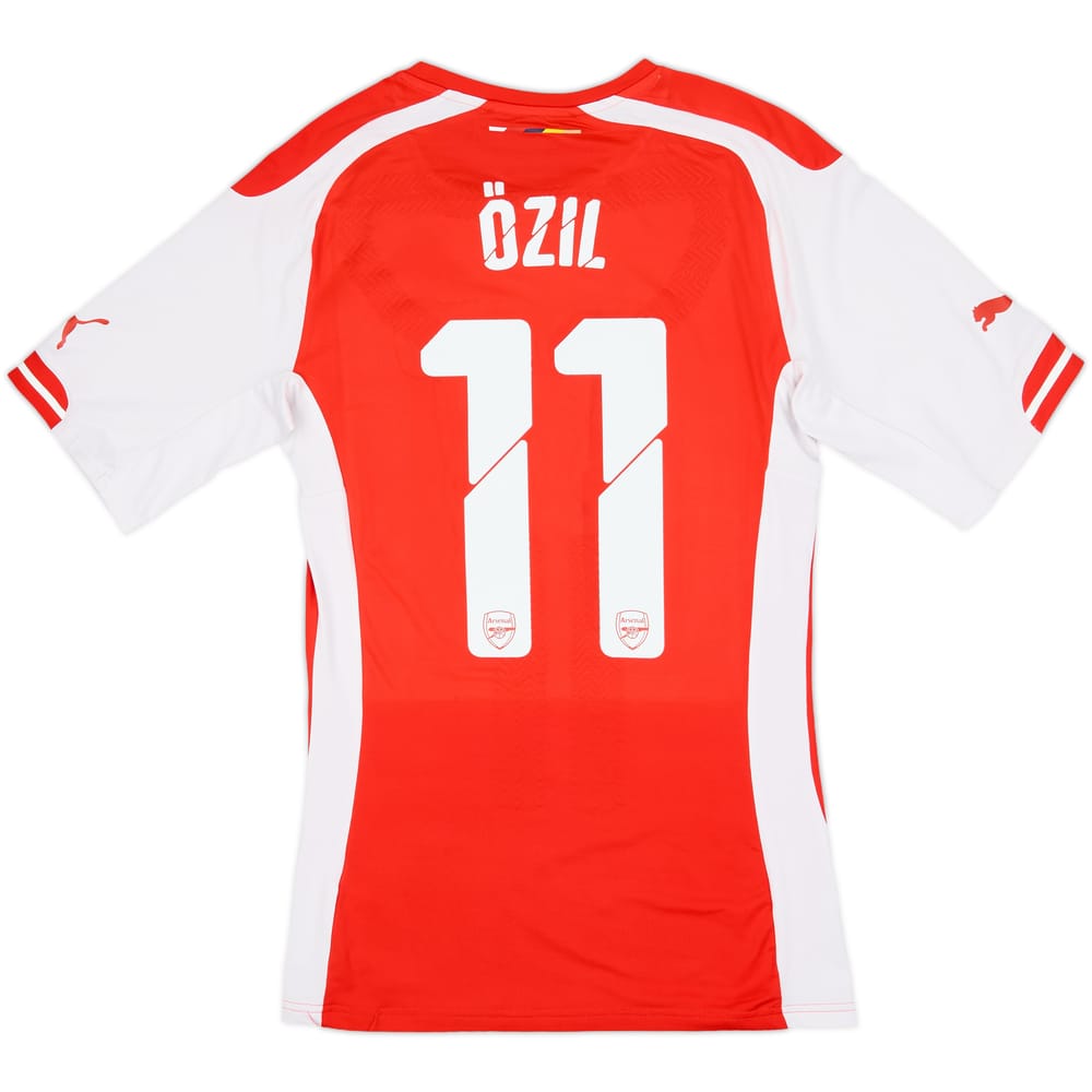 2014-15 Arsenal Authentic Home Shirt Ozil #11 - 7/10 - (L)