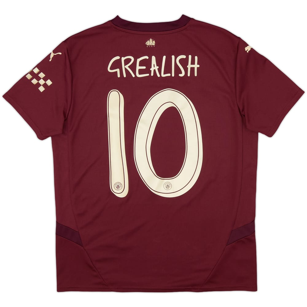 2024-25 Manchester City Third Shirt Grealish #10 - 9/10 - (XL.Boys)