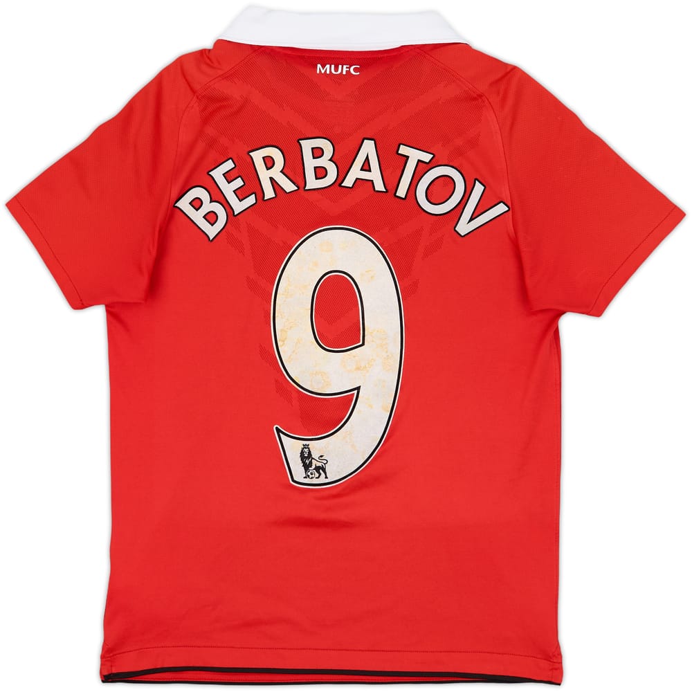 2010-11 Manchester United Home Shirt Berbatov #9 - 5/10 - (L.Boys)
