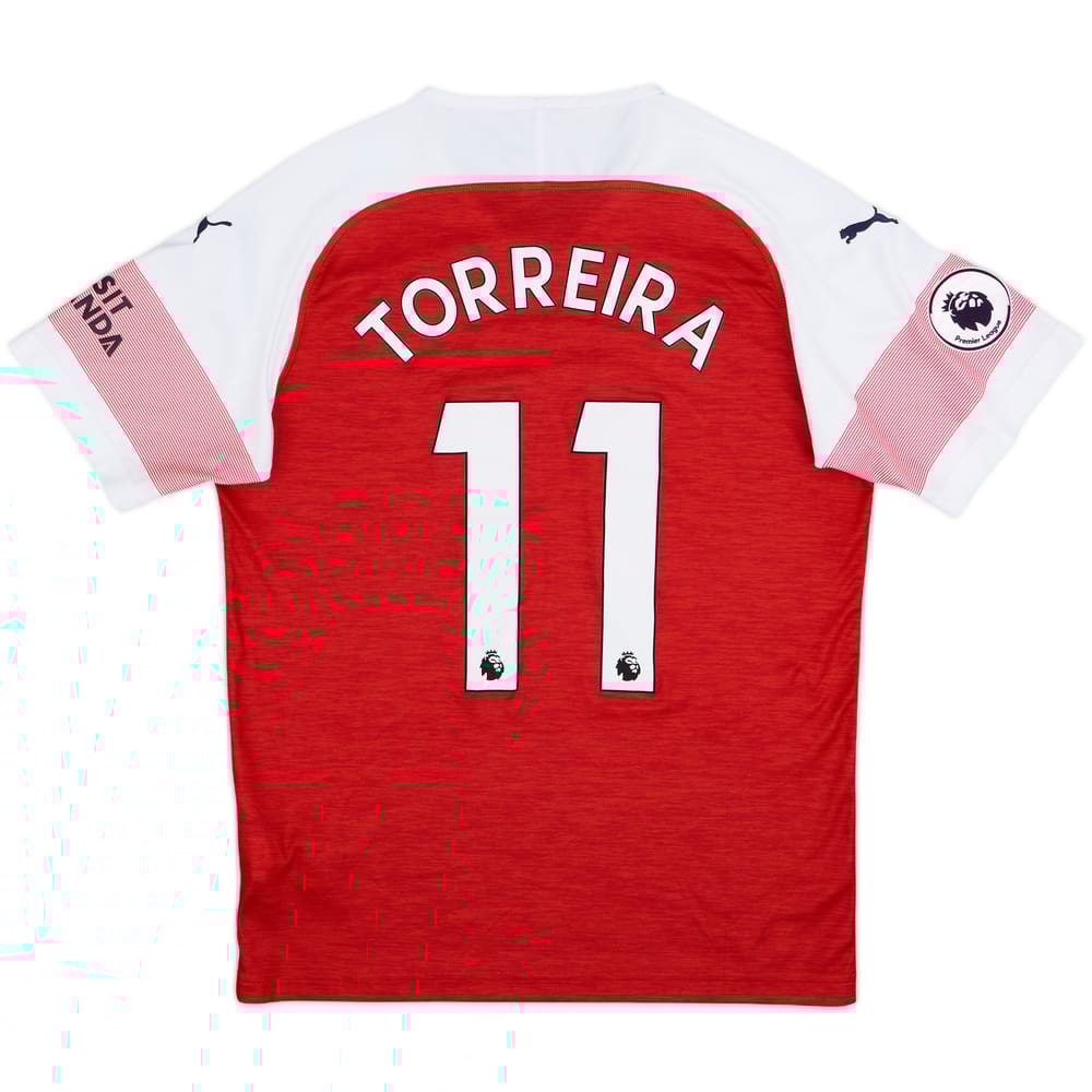 2018-19 Arsenal Home Shirt Torreira #11 - 9/10 - (M)