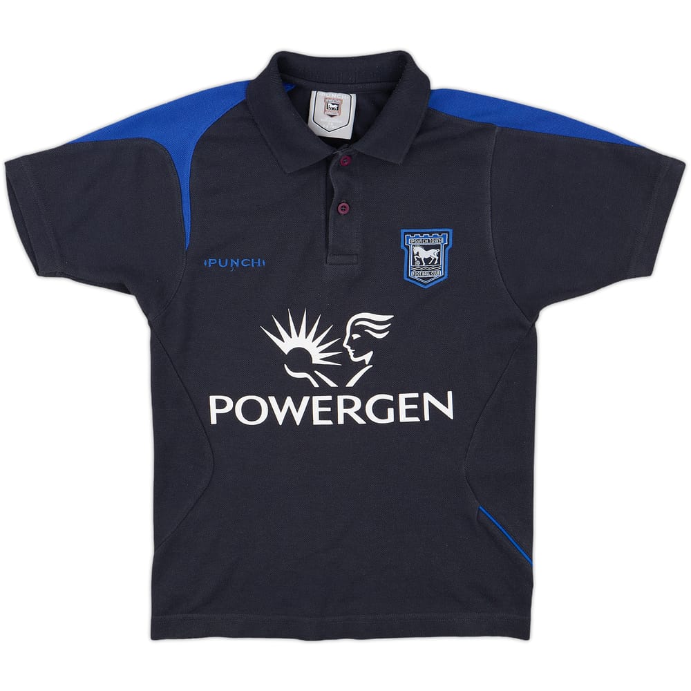 2005-06 Ipswich Punch Polo Shirt - 8/10 - (S.Boys)