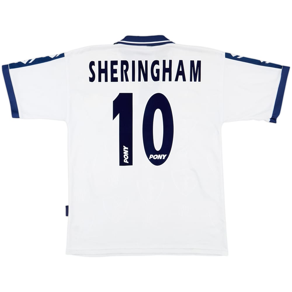 1995-97 Tottenham Home Shirt Sheringham #10 - 7/10 - (M)