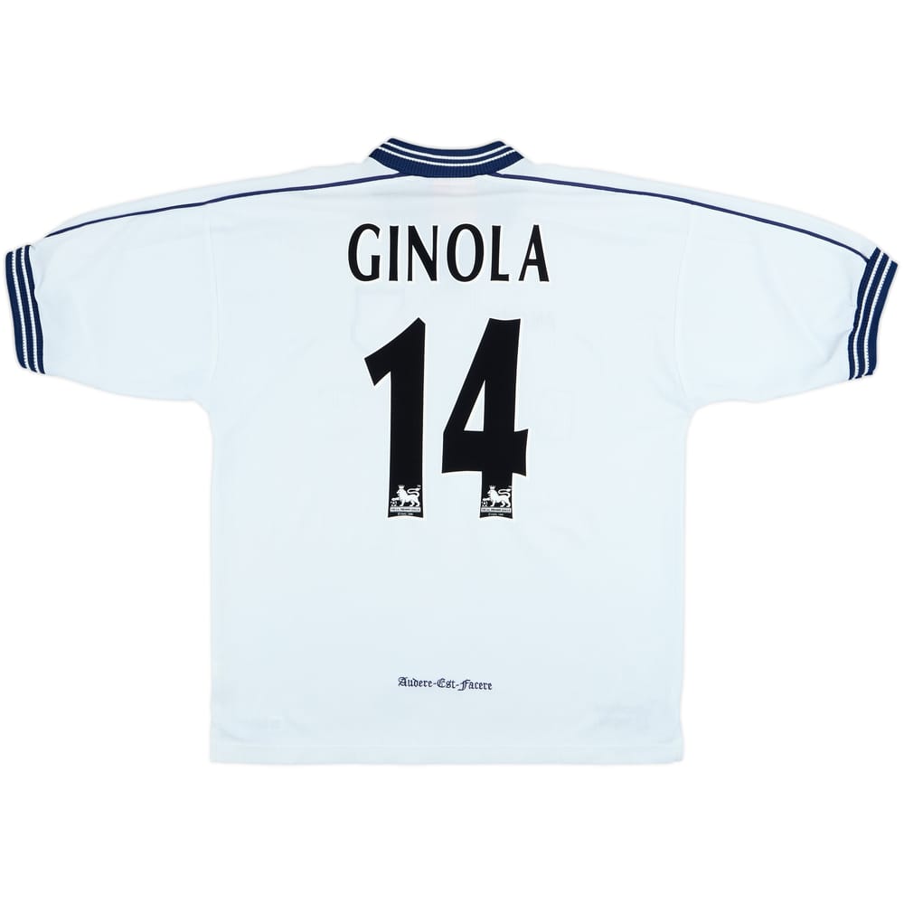 1997-99 Tottenham Home Shirt - Ginola #14 - 8/10 - (L)
