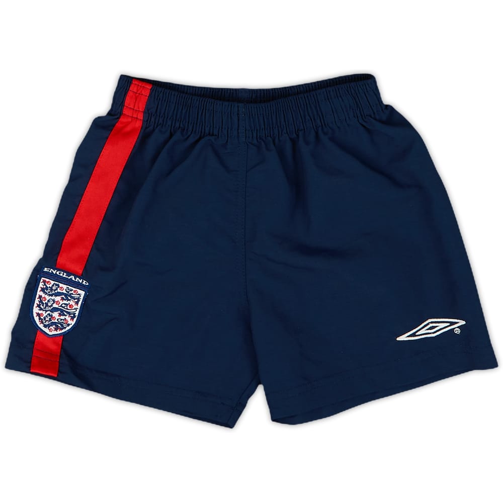 2002-04 England Home Shorts - 10/10 - (2-3 Years)