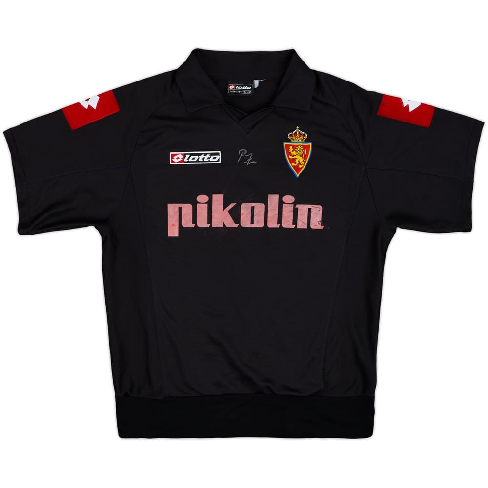 2003-04 Real Zaragoza GK Shirt #1 - 4/10 - (L)