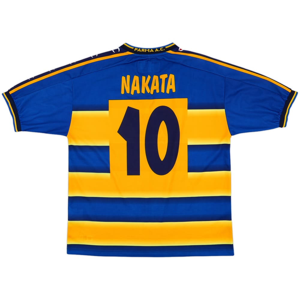 2001-02 Parma Home Shirt Nakata #10 - 7/10 - (M)