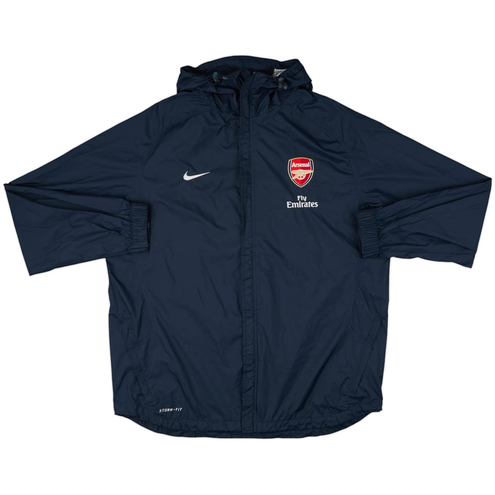 2010-11 Arsenal Nike Hooded Rain Jacket - 8/10 - (XL)