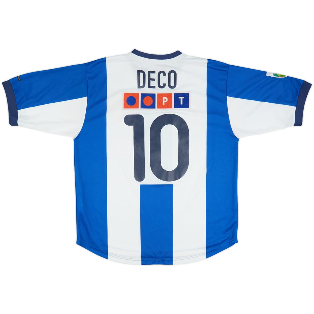 2000-01 Porto Home Shirt Deco #10 - 8/10 - (XL)