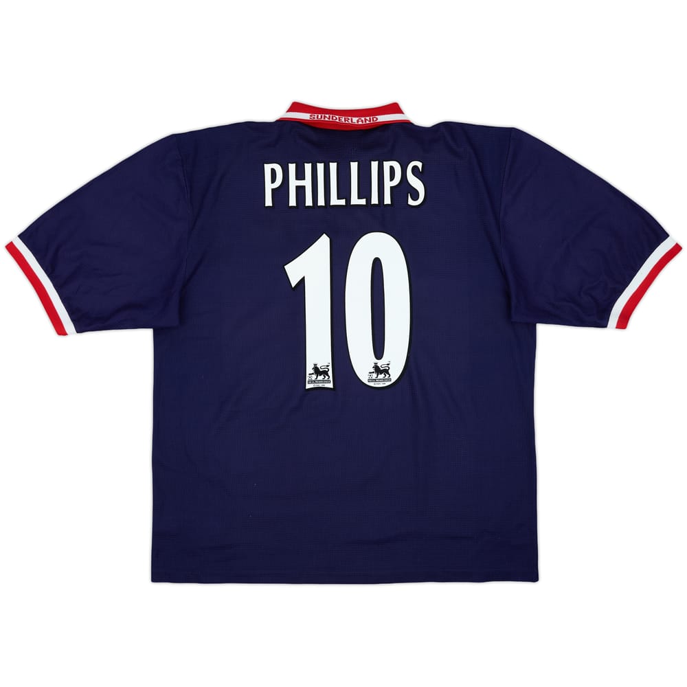 1999-00 Sunderland Away Shirt Phillips #10 - 7/10 - (XL)