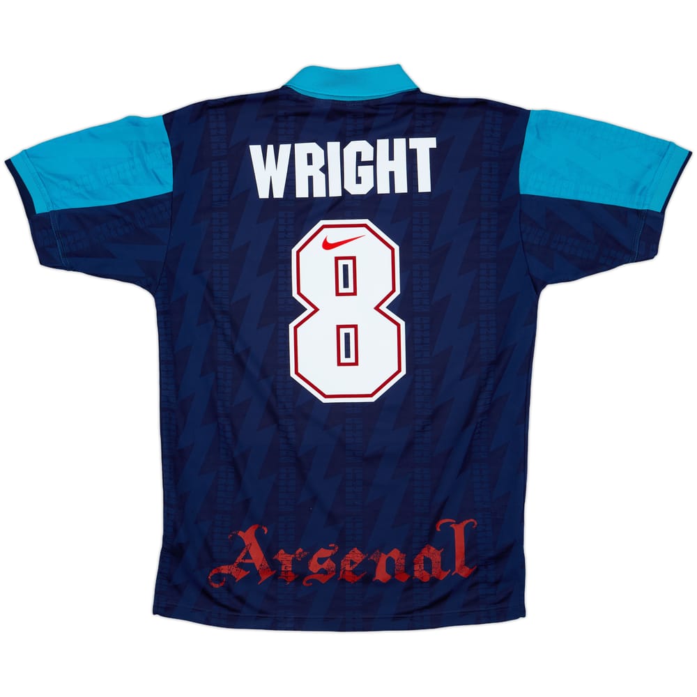 1994-95 Arsenal Away Shirt Wright #8 - 8/10 - (M)
