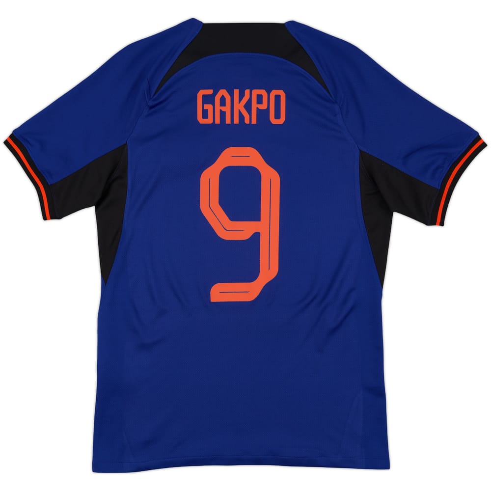 2022-24 Netherlands Away Shirt Gakpo #9 - 10/10 - (S)