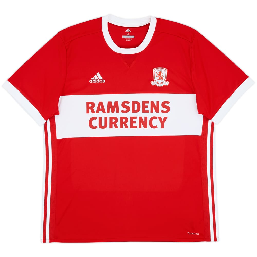 2017-18 Middlesbrough Home Shirt - 9/10 - (XL)