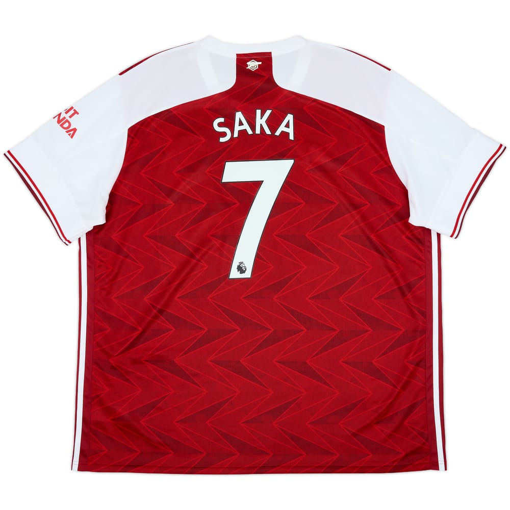 2020-21 Arsenal Home Shirt Saka #7 - 10/10 - (3XL)