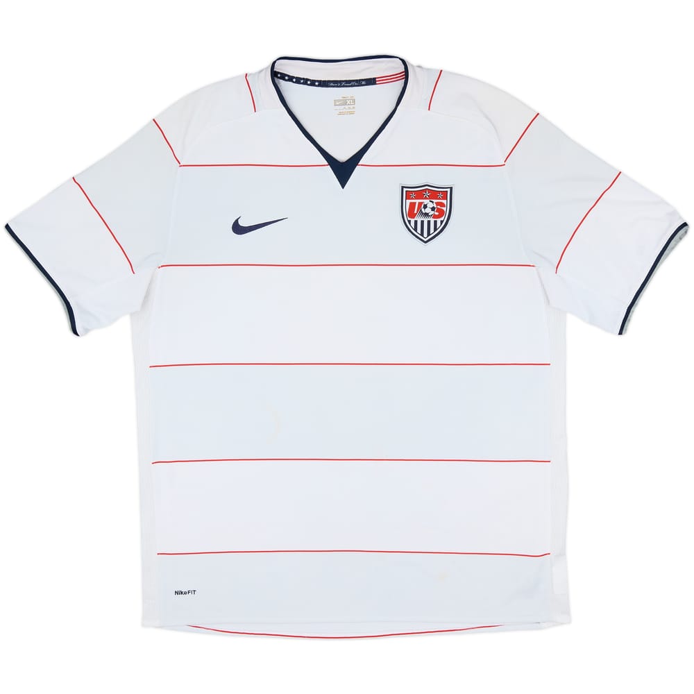 2008-09 USA Home Shirt - 7/10 - (XL)