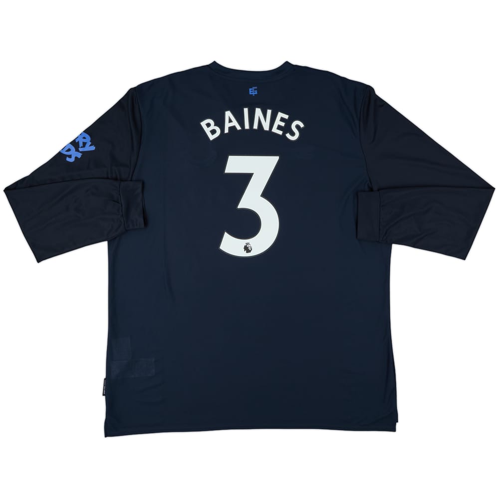 2019-20 Everton Third L/S Shirt Baines #3 - 10/10 - (3XL)