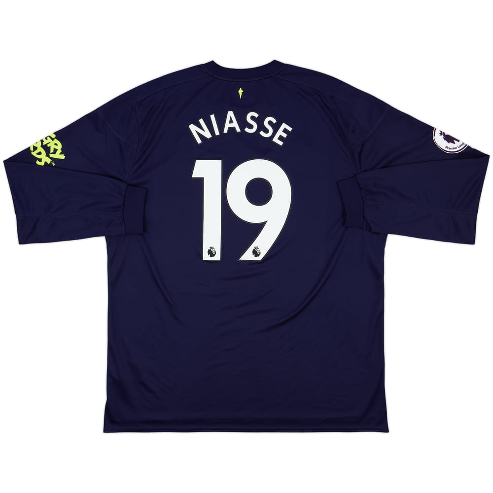 2017-18 Everton Third L/S Shirt Niasse #19 - 10/10 - (3XL)