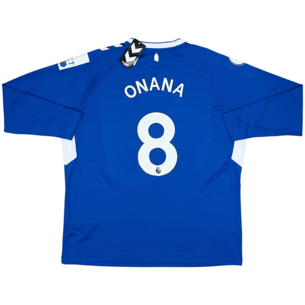 2022-23 Everton Home L/S Shirt Onana #8 (3XL)