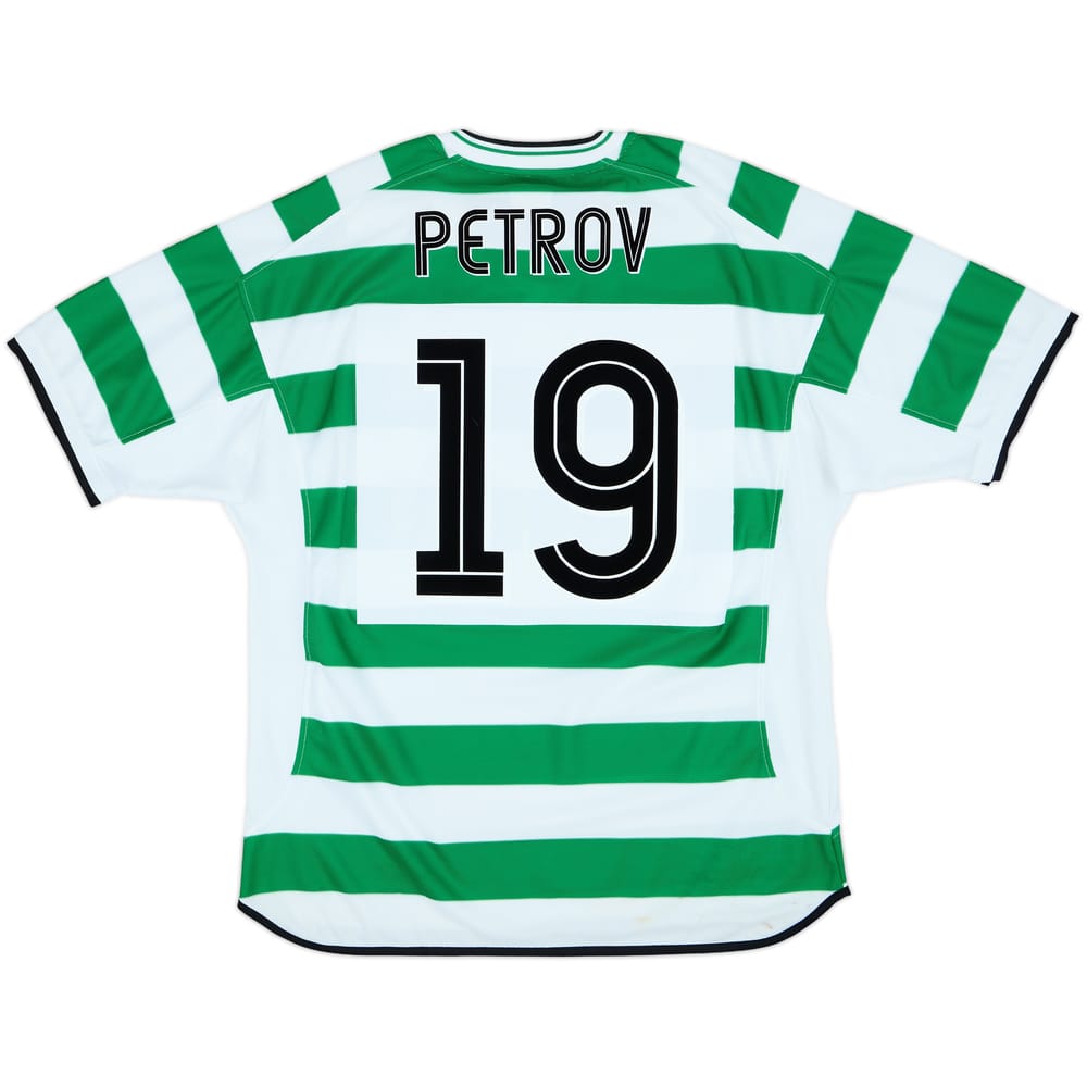 2003-04 Celtic Home Shirt Petrov #19 - 6/10 - (XL)