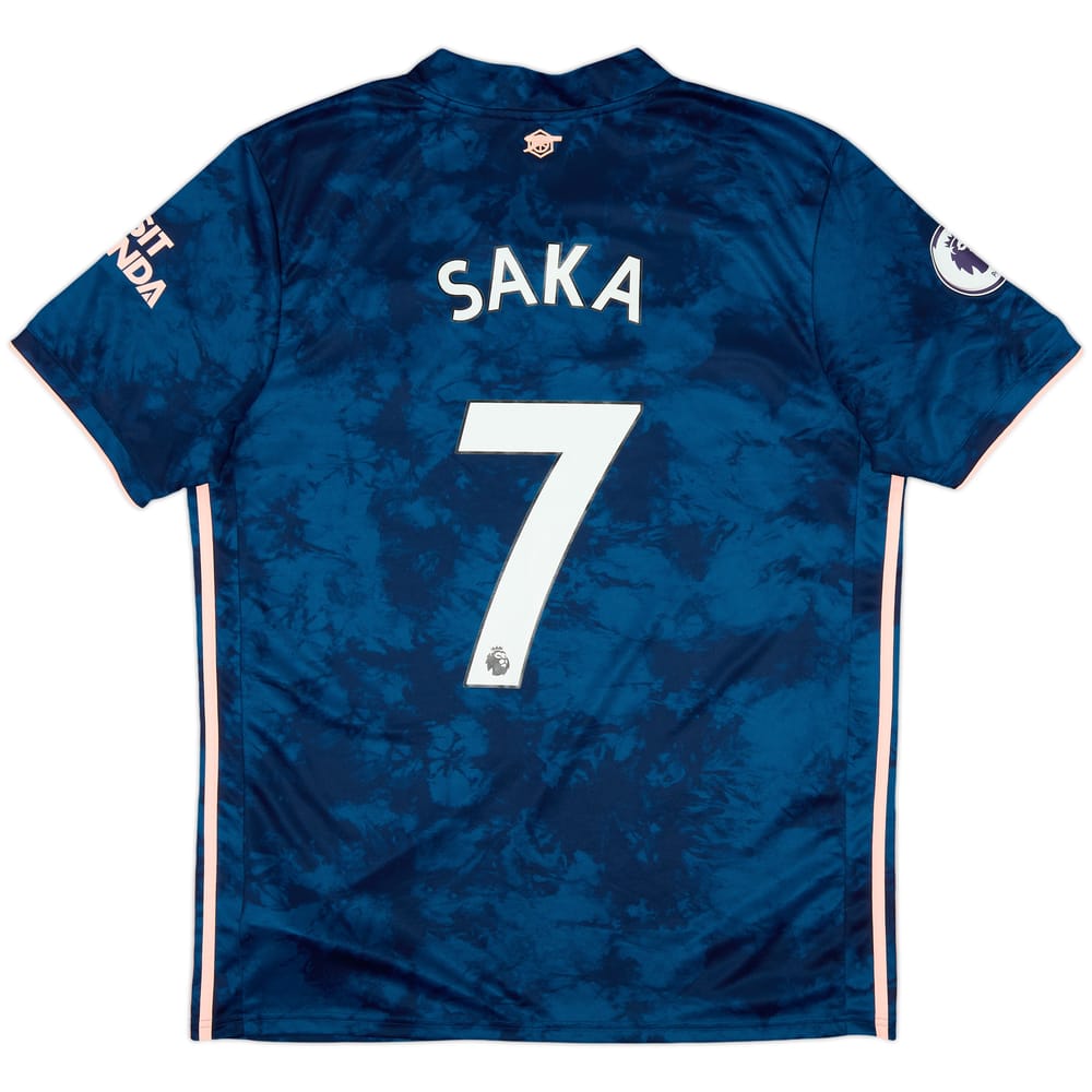 2020-21 Arsenal Third Shirt Saka #7 - 9/10 - (L)