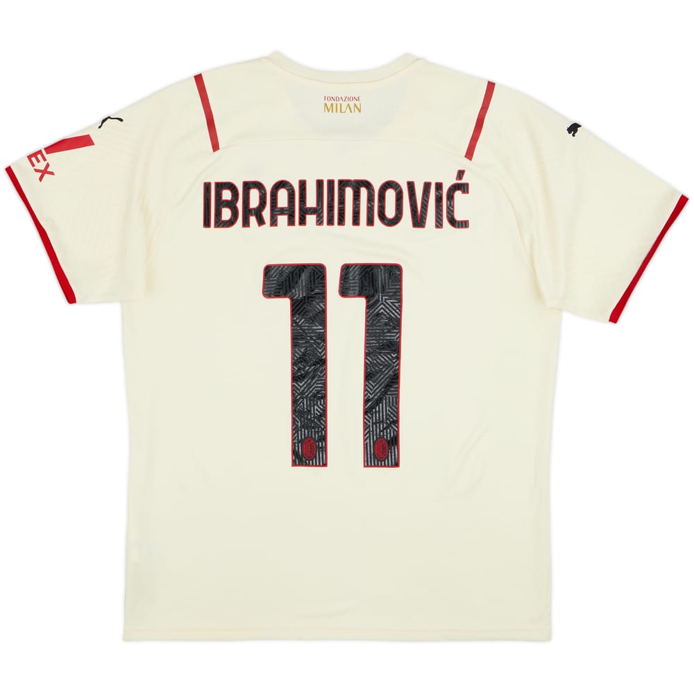 2021-22 AC Milan Away Shirt Ibrahimovic #11 - 8/10 - (L)